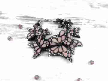 Bransoletka z motylami kameleon motyle, motyl, biżuteria, fimo, modelina