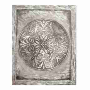 Mandala 16, obraz ręcznie malowany aleksandrab, dekoracja, ścienna