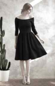 Czarna sukienka hiszpanka sukienki kasia miciak design sukienka