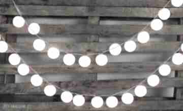 Qule lampki cotton balls light śnieżnobiałe 10 qul wesele, przyjęcie, oświetlenie, sali