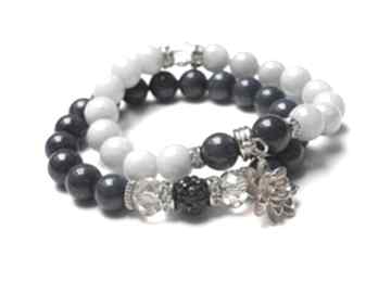 Navy blue duo vol 2016 jadeity lapis shamballa kryształki komplet