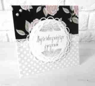 Kartka. Urodziny scrapbooking spod igly maryski