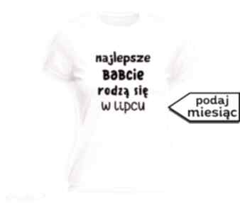 Koszulka z nadrukiem od wnuków, wnuka, wnuczki, prezent, najlepsza babcia, dzień babci