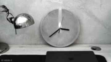 Nowoczesny zegar ścienny w stylu loftowym zegary ingray minimalistyczny, eco, betonowy, loft
