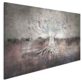 Obraz na płótnie - 120x80 cm 54701 vaku dsgn drzewo, korzenie, natura, artystyczny, nowoczesny
