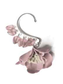 Nausznica kwiaty kolory boho - box x1 w stylu na jedno ucho ruda klara, etno, frida, serce