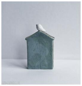 Ceramika, domek. Ptak wylęgarnia pomysłów