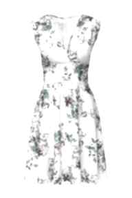 Sukienka 5a ss 2022 paweł kuzik letnia, kwiaty, romantyczba, kolorowa, lekka, zwiewna