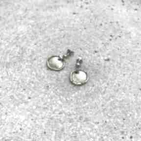 Bijoux by marzena bylicka kolczyki, srebrne blaszki, sztyfty