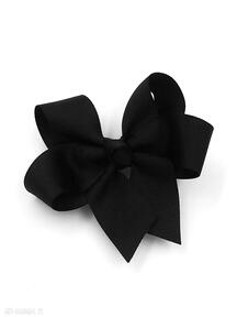 do big bow black dla dziecka momilio art czarna kokarda, włosów, spinki dziewczynki