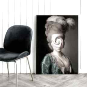 Twisted lady - plakat 50x70 cm plakaty hogstudio, sztuka, portret, modne