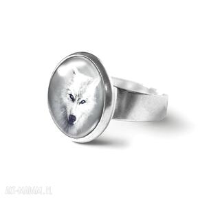 Pierścionek - biały wilk yenoo, pierścień, wiedźmin, prezent