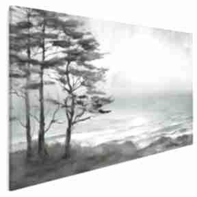 Obraz na płótnie - morze krajobraz drzewo bałtyk wydma - 120x80 cm 117101 vaku