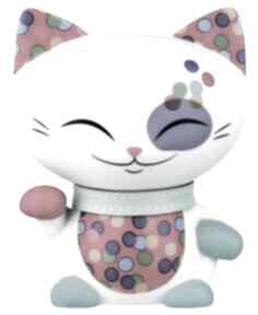 mani lucky cat kulek 11cm dekoracje kimmidoll poland manilacky, figurka, szczęście, kotek