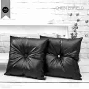 Zestaw 3 poduszek chesterfield dekoracje muszka design dom, poduszki