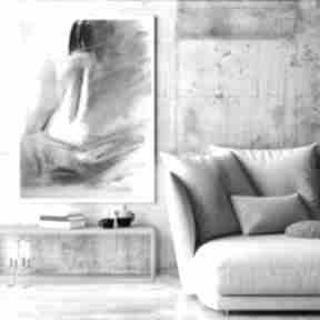 Kobieta 100x70 dom galeria alina louka obraz do salonu, sypialni, grafika duże obrazy