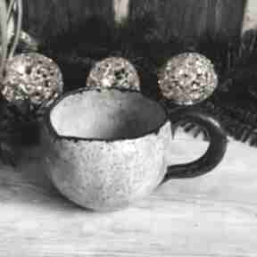 ceramiczny - ceramika smokfa kubek, kubeczek, ptasi, na kawę, prezent