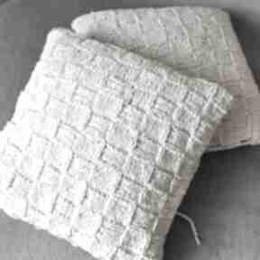 Poszewki na poduszkę ręcznie robione drutach, handmade komplet 6