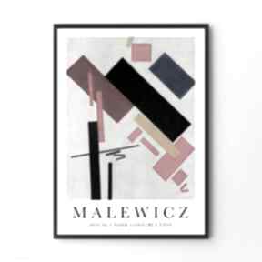 Plakat kazimierz malewicz house under construction - format A4 plakaty hogstudio, geometria