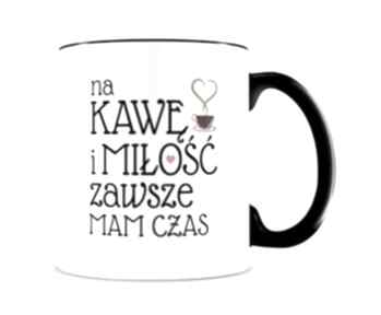 Kawa i miłość - kubek z nadrukiem kubki manufaktura nadrukow, prezent