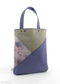 Miejska - wegańska kosmos tote, shopper, nadruk