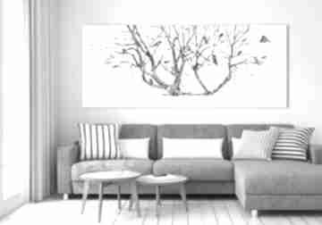 Elegancki z motywem wydrukowanym na płótnie życia duży format 147x60cm ludesign gallery obraz