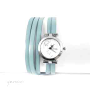 Zegarek, bransoletka - motyle - niebieski zegarki