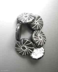 „słoneczka” santin bransoleta, biżuteria, ceramika, uniwersalna