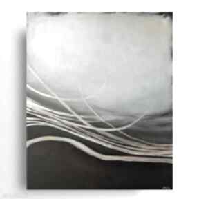 Abstrakcja obraz akrylowy formatu 38x46 cm paulina lebida, akryl