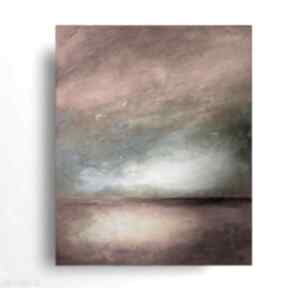 Abstrakcja obraz akrylowy formatu 60x50 cm paulina lebida, akryl