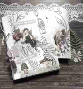 Pamiętnik sekretnik enchanted garden damusia notes, elfy, życzenia, kwiaty, buteleczka