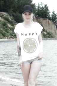 Happy lemon oversize t-shirt koszulki banana dream