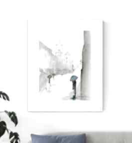 30x40 cm wykonana ręcznie - elegancki minimalizm, obraz do salonu, 2472644 art krystyna siwek