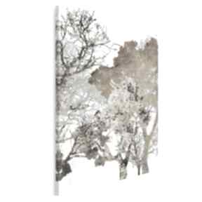 Obraz na płótnie - brąz w pionie 50x70 cm 18105 vaku dsgn drzewa, stonowany, abstrakcja