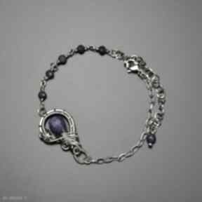 lapis regulowana wire stal chirurgiczna, unikatowa agata rozanska bransoletka, lazuli
