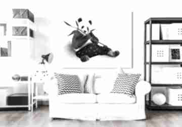 Obraz na płótnie - 100x80cm panda wysyłka w 24h 02157 ludesign