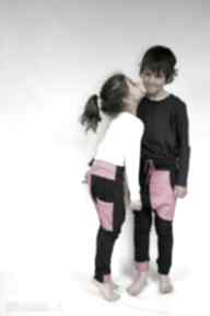 Spodnie dziecięce nana rozmiary od 74-128 cm mimi monster, dresowe, wygodne, dance, szkoła