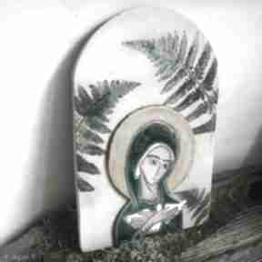 ceramiczna z wizerunkiem bożej - smokfa ikona, matka boża, chrzest, pneumatofora, prezent