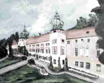 Łańcut krystyna mosciszko obraz, pejzaż, polska, zamek krajobrazy