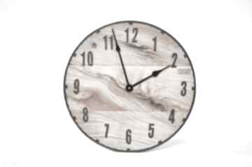 Zegar loft - dębowy, średnica 50 cm zegary oldtree, loftowy, malowany, scienny