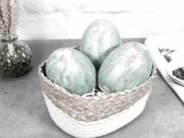 Duże jajo na stół dekoracje fingers art ceramiczne, ozdoby jajka, wielkanocny