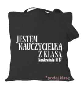 z nadrukiem dla wychowawczyni, prezent, zakończenie roku, bag manufaktura koszulek torba