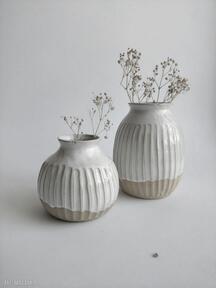 Zestaw z dwóch wazonów ceramicznych 2 ceramika kate maciukajc wazon, na kwiaty, prezent
