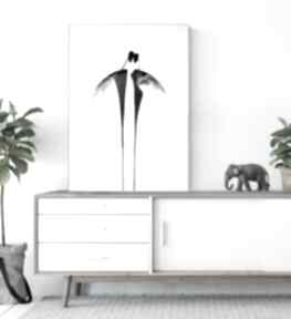 50x70 cm wykonana ręcznie, plakat, abstrakcja, elegancki minimalizm, obraz do dom art krystyna