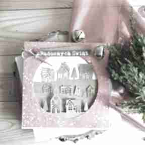 Pomysły na prezenty święta! Domki #1 scrapbooking kartki martitaland, bożego narodzenia, merry