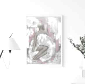 Reprodukcja obrazu " balerina 1" margo art obraz do salonu, sypialni, abstrakcyjny portret