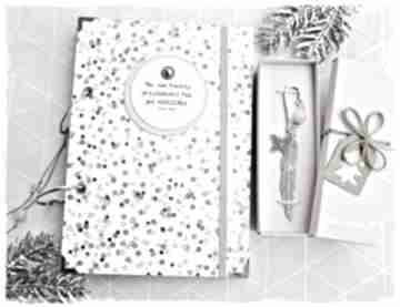 Zestaw prezentowy dla dziewczyny - notatnik i zakładka wrzosowisko, pamiętnik, motyl
