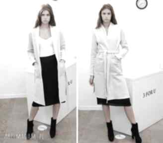 Płaszcz simple long coat szary płaszcze trzy foru, 3foru, wygoda, moda, fashion