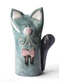 Kot 3 ceramika wylęgarnia pomysłów, kotek, kocur