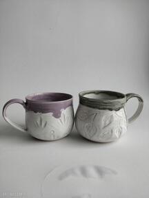 Zestaw dwóch kubków kate maciukajc, kubek do herbaty, ceramika, kawy, ceramiczny